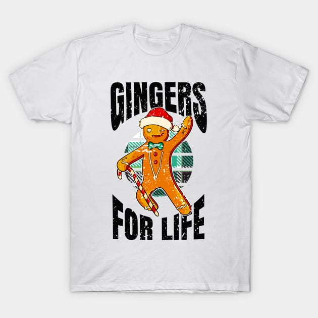 Christmas Santa Claus Gingers for life T-Shirt by design-lab-berlin